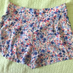 Flower print shorts